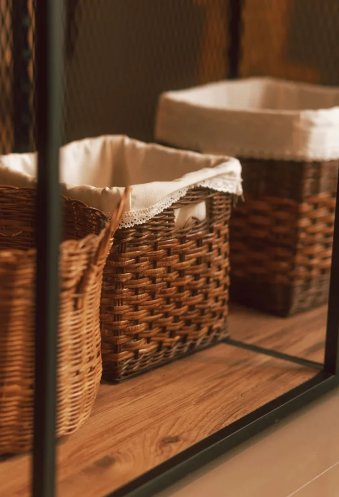 Shelf storage pair — illustrative product photography