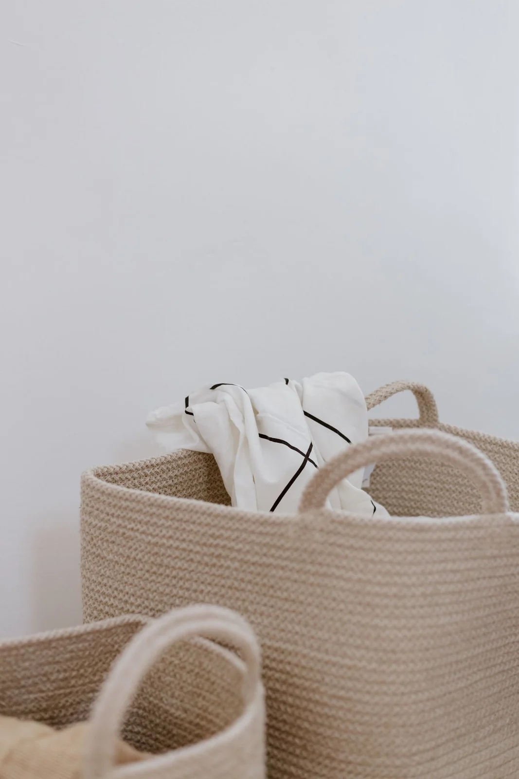 Fold-flat storage trio — illustrative product photography